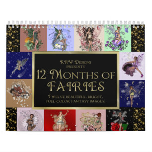KRW 12 Monate Feen 2012 Kalender