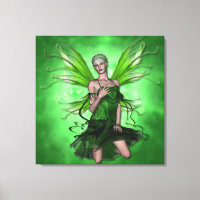 KRW Absinthe Green Faiasy Art Leinwand