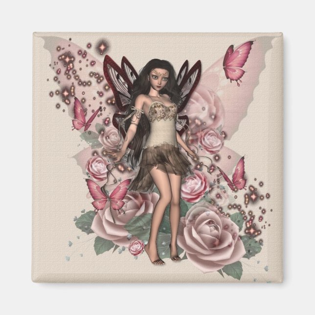 KRW Antike Rose Fee Magnet (Vorne)