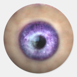 KRW Auge des MonsterHalloween Runder Aufkleber