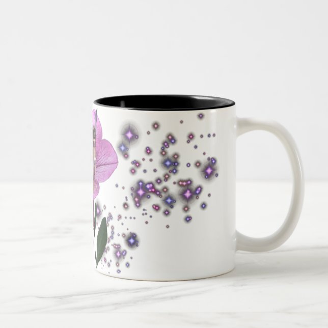KRW-Blumen-Fee 1 Zweifarbige Tasse (Rechts)