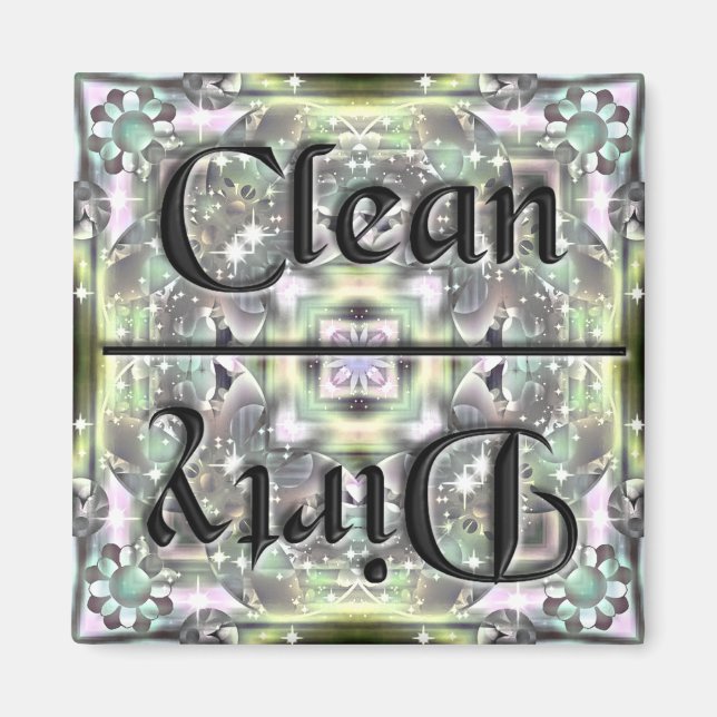 KRW Clean and Dirty Kitchen Magnet (Vorne)