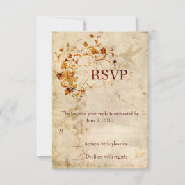 KRW Corinthians Liebe ist: Wedding RSVP Ecru