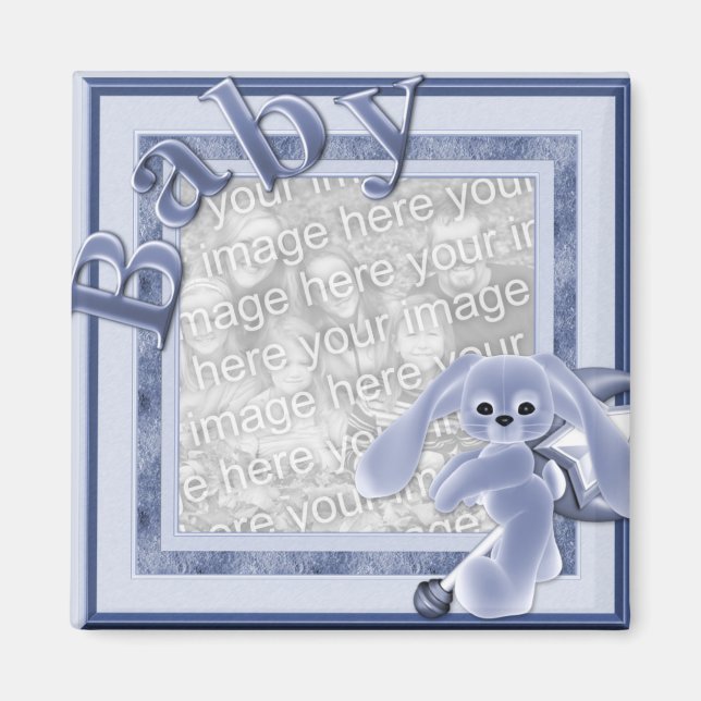 KRW Custom Baby Boy Foto Magnet (Vorne)