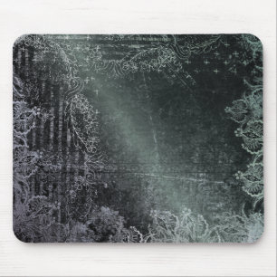 KRW Gothic Motion Watercolor Floral Grunge Mousepad