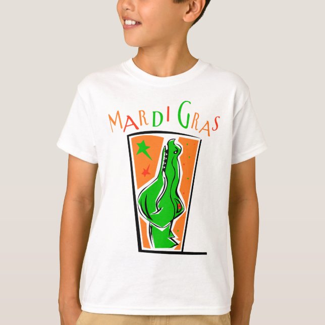 KRW-Karneval-Alligator T-Shirt (Vorderseite)