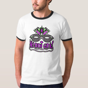 KRW-Karneval-Maske und Perlen T-Shirt