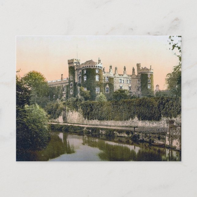 KRW Kilkeny Castle Irland Vintage Postkarte (Vorderseite)