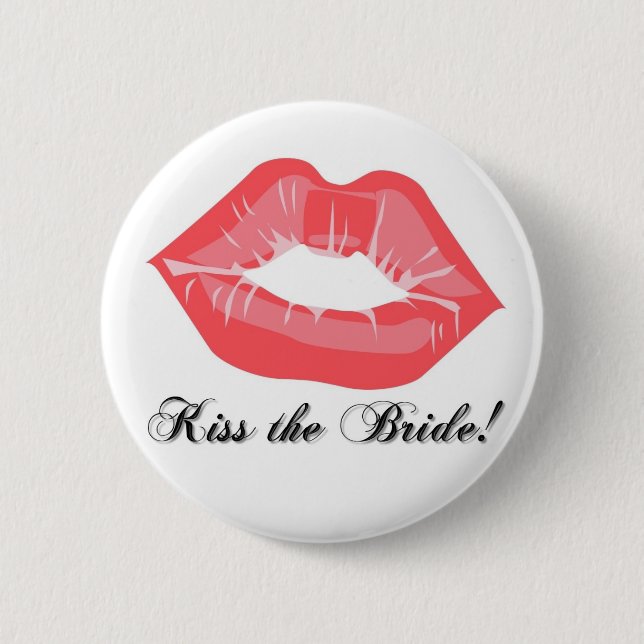 KRW-Kuss das Braut-Knopf-Button Button (Vorderseite)