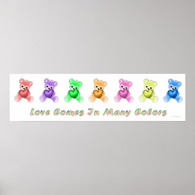 KRW Liebe kommt in vielen Farben Poster (Vorne)
