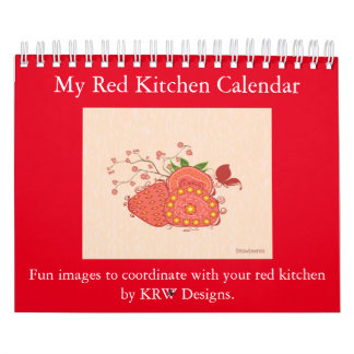 KRW mein roter Küchen-Kalender Kalender