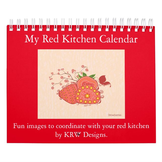 KRW mein roter Küchen-Kalender Kalender (Titelbild)