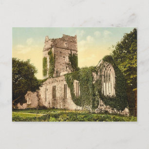KRW Muckross Abbey Kilarney Irland Vintag Postcar Postkarte