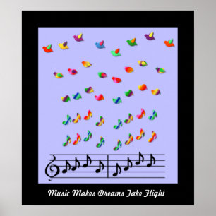 KRW Music macht Träume zum Fliegen Poster