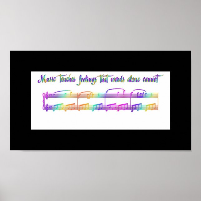 KRW Music Touchs Gefühls Rainbow Poster (Vorne)