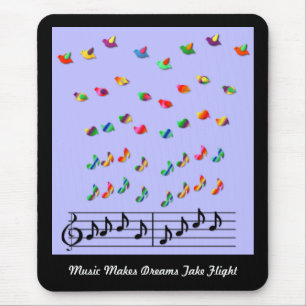 KRW-Musik lässt Träume Flug nehmen Mousepad