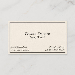 KRW-Neuheits-Witz-freche Mädchen-Visitenkarte Visitenkarte