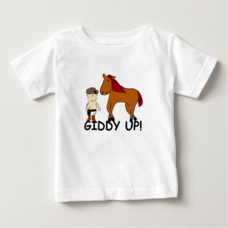 KRW Niedlich Giddy Up Horsie Baby Cowboy T-shirt