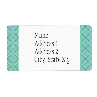 KRW Ocean Blue Custom Shipping Address Label