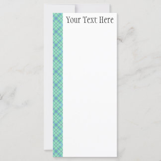 KRW Ocean Kariert Custom Rack Card