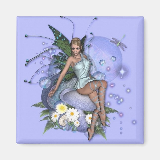 KRW Picking Daisies Fee Magnet (Vorne)