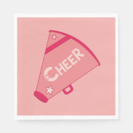 KRW Pink Cheerleader Party Paper Napkins Serviette