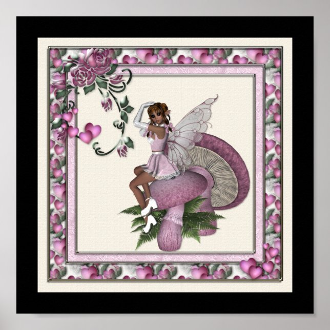 KRW Pink Heart Fairy Poster (Vorne)