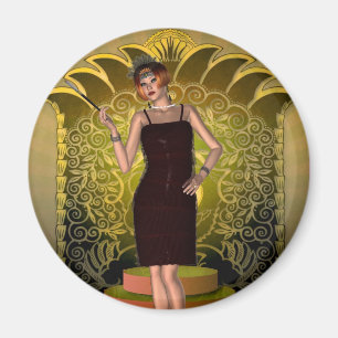 KRW Putting on Ritz Deko Flapper II Magnet