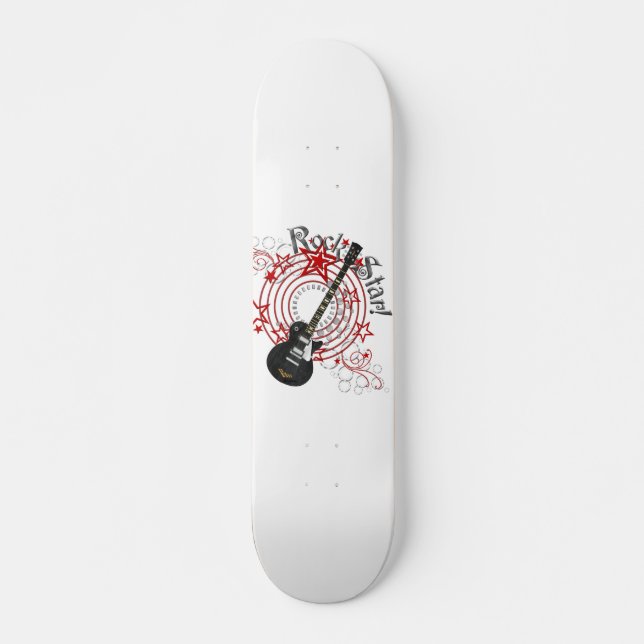 KRW-Rockstar-Gitarren-Schmutz Skateboard (Vorne)