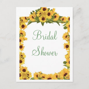 KRW Sonnenblume Custom Bridal Dusche Einladung