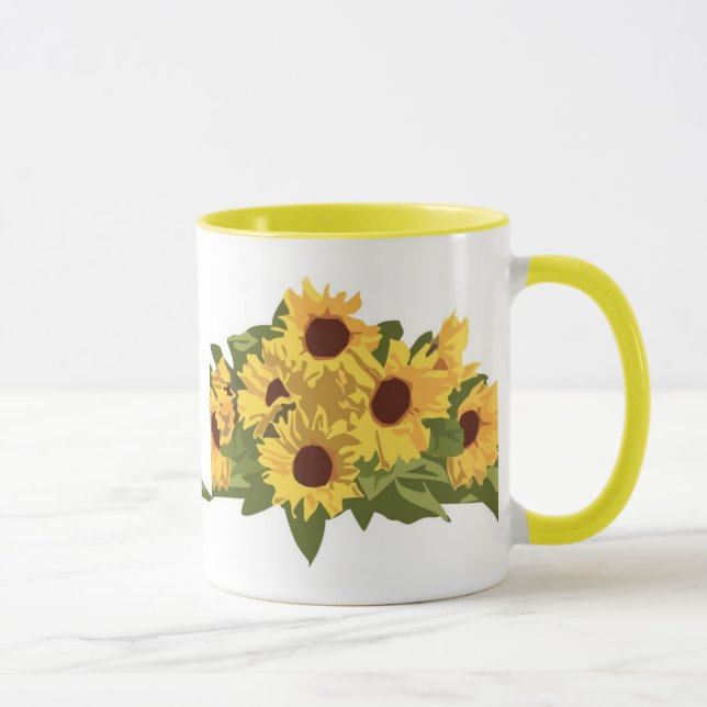 KRW-Sonnenblume-Kaffee-Tasse Tasse (Rechts)