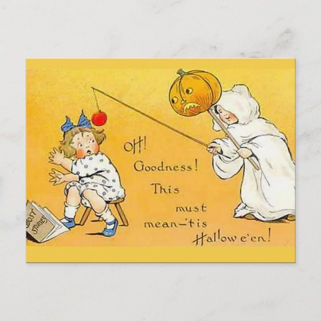 KRW Vintag Halloween Postkarte (Vorderseite)