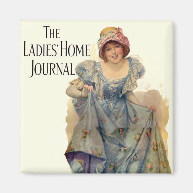 KRW Vintag Ladys Zuhause Journal 1915 Magnet (Vorne)