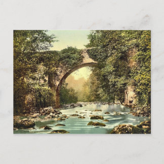 KRW Vintage Die Dargle-Brücke County Wicklow Postkarte