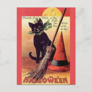 KRW Vintage Halloween Feiertagspostkarte