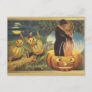 KRW Vintage Halloween Postkarte