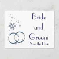 KRW Winter Custom Save the Date Card