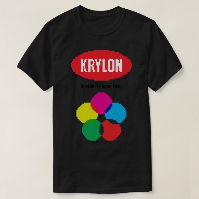 Krylon Spray Paint 8-Bit Essential T - Shirt (Design vorne)