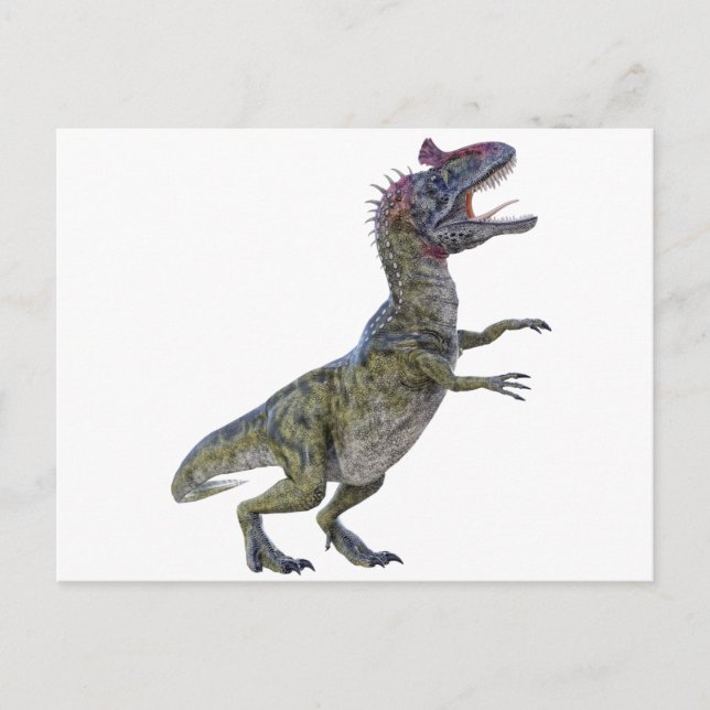 Kryolophosaurus in Seitenprofil Postkarte (Vorderseite)
