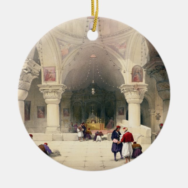 Krypta des heiligen Sepulchre, Jerusalem, Keramikornament (Vorne)