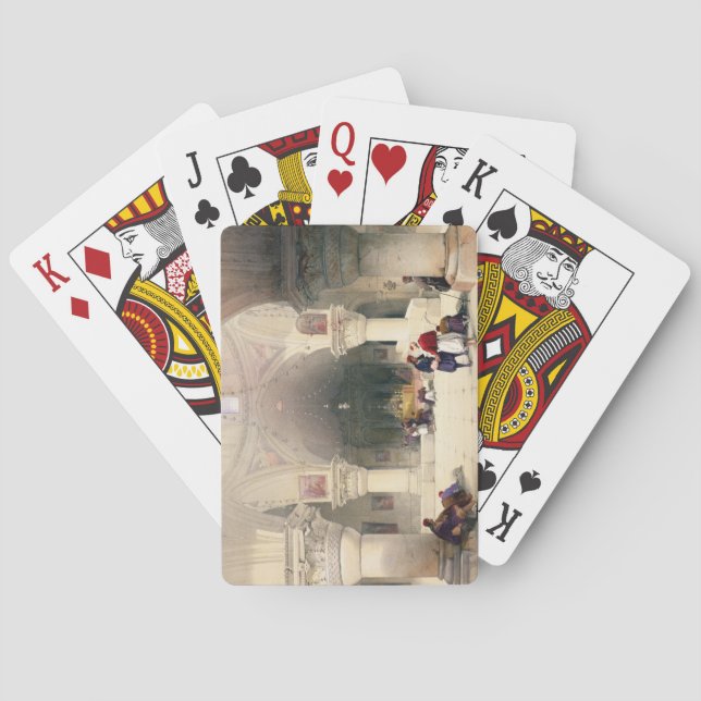 Krypta des heiligen Sepulchre, Jerusalem, Spielkarten (Rückseite)