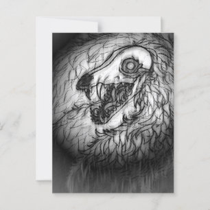 Kryptid: Schneedecke Postkarte