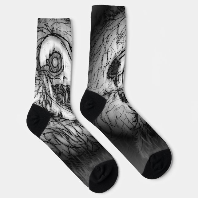 Kryptid: Schneedecke Socken (Rechts)