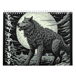 Kryptiden Bigfoot, Chupacabra, Mothman, Yeti Kalender