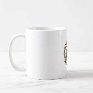 Kryptiden-Katze Kryptiden-Katze Vintage-Vektor-Art Kaffeetasse