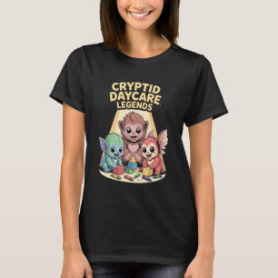 Kryptiden-Kinderbetreuung Legenden Süße Kreaturen T-Shirt