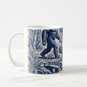 Kryptiden Nordamerikas – Toile-Muster Kaffeetasse
