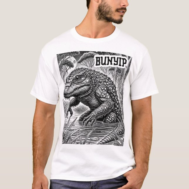 Kryptische Verschwörung - Bunyip T-Shirt (Vorderseite)