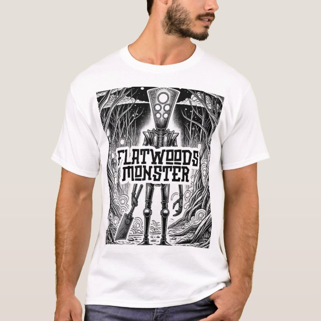 Kryptische Verschwörung - Das Flachwaldmonster T-Shirt (Vorderseite)