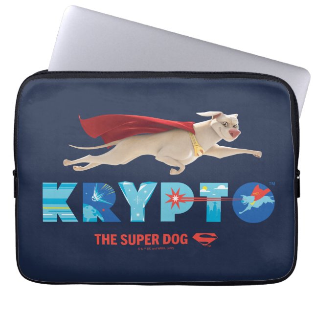Krypto Der Super-Hund Laptopschutzhülle (Vorderseite)